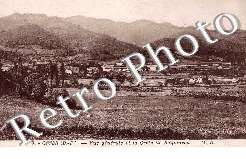 Vue generale et la Crete de Baigourea
