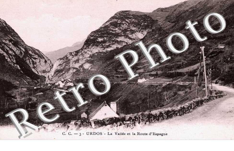 La vallee et la route d'Espagne