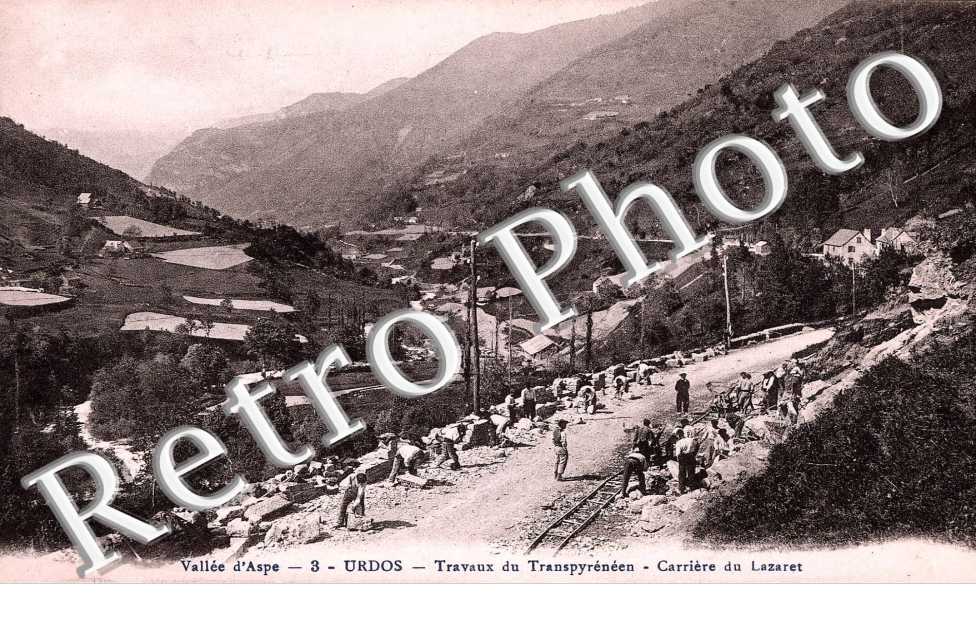 travaux du Transpyreneen - carriere de Lazaret