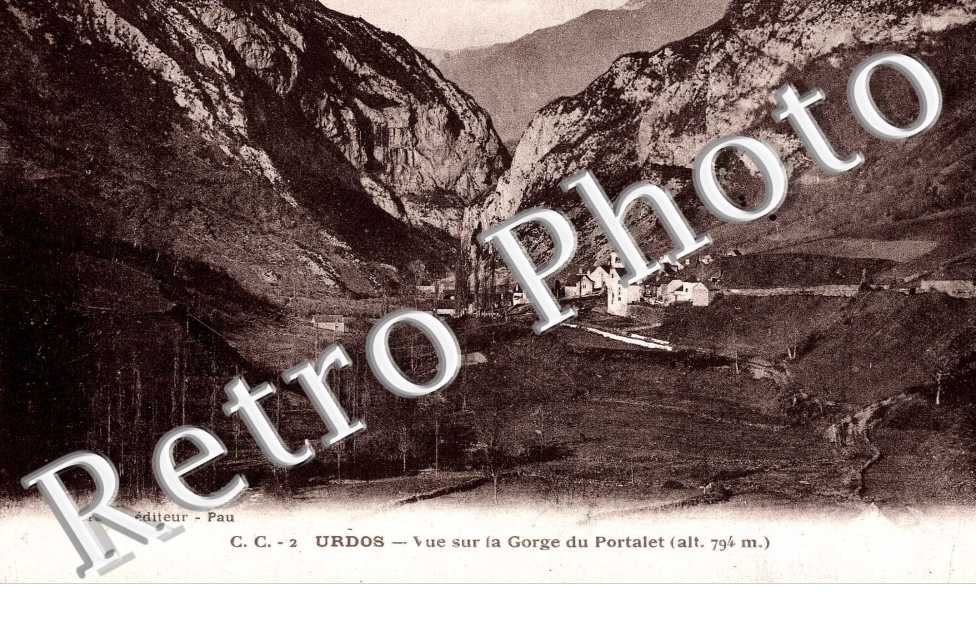 Vue sur la Gorge du Portalet
