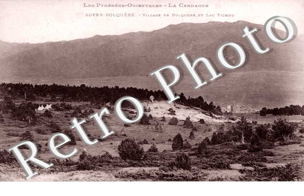 Super-Bolquere  -  Village de Bolquere et lac Tichou
