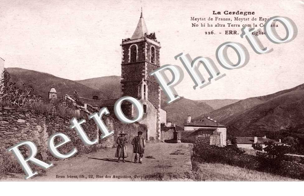 La Cerdagne Meytat de Fransa, Meytat de Espana   l'Eglise