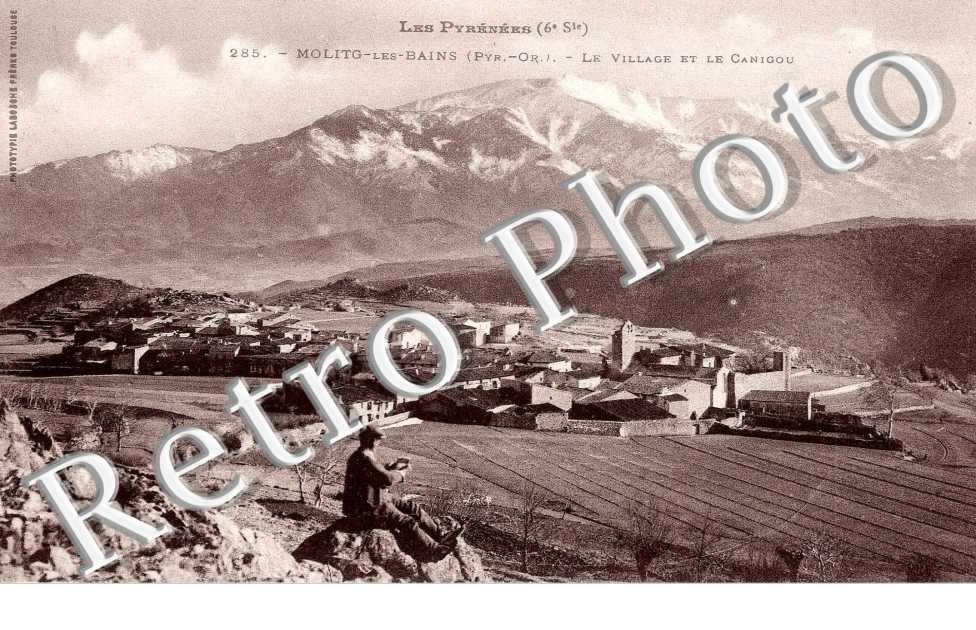 Le village et le canigou
