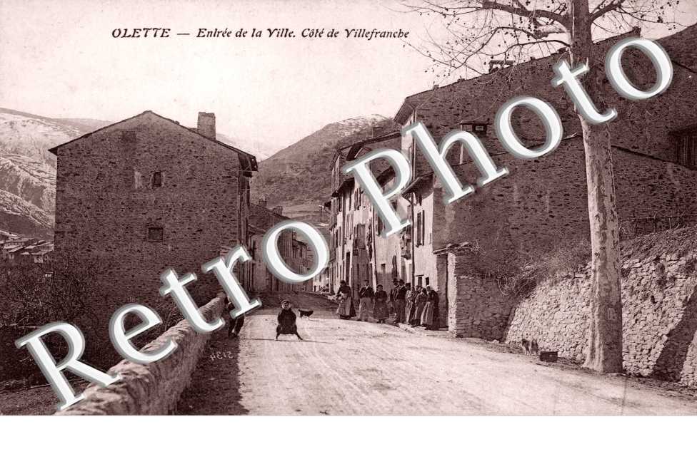 Entrée de la ville - Côté de Villefranche