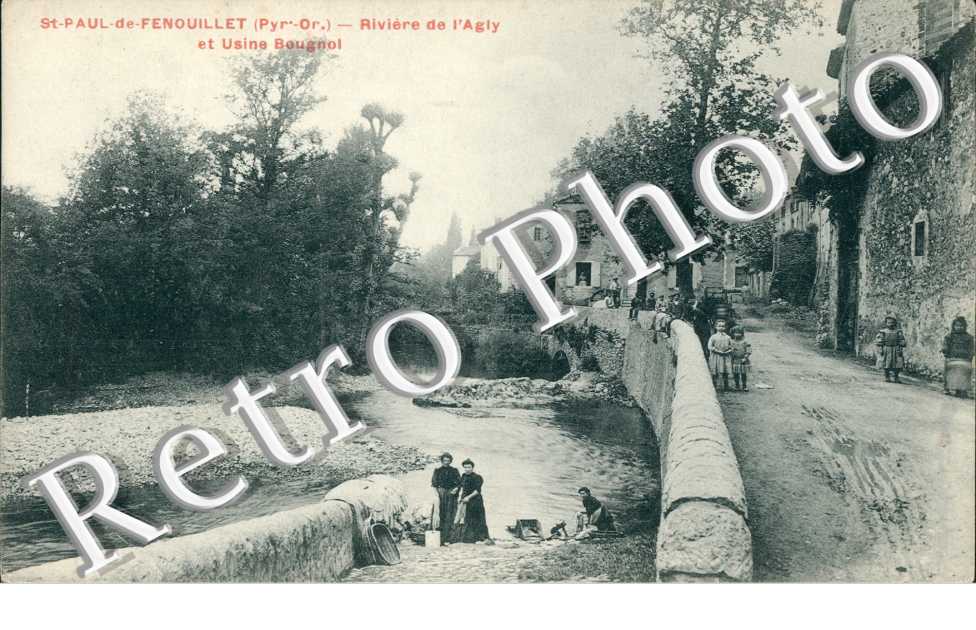 Riviere de l'Agly et usine Bougnol