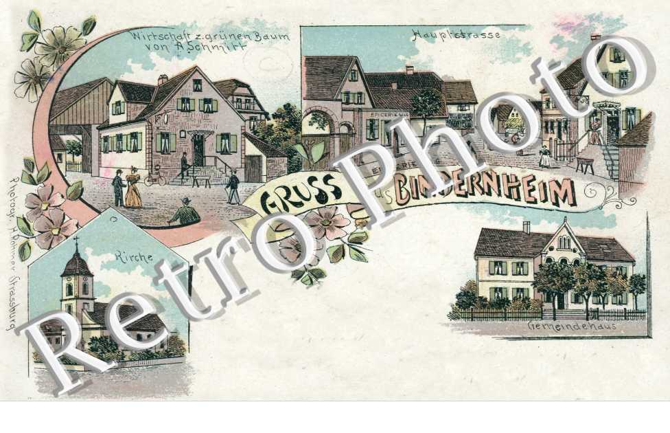 Gruss aus ... Wirtschaft z. grunen Baum von A. Schmitt.