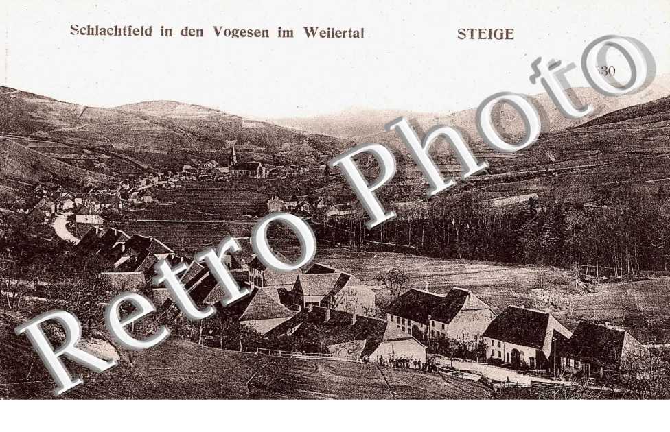 Schlachtfeld in den Vogesen im Weilertal