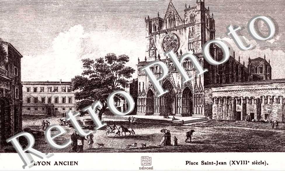 LYON ANCIEN place Saint-Jean
