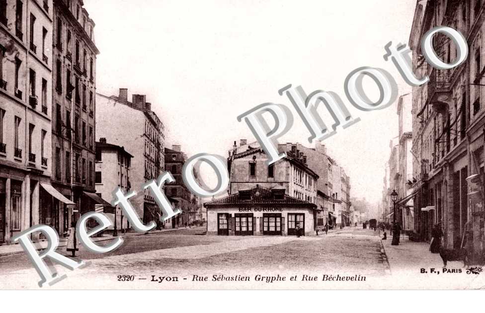 rue Sebastien Gryphe et rue Bechevelin