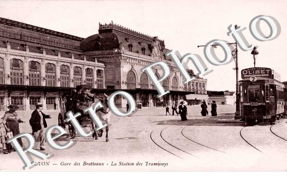 GARE DES BROTTEAUX LA STATION DES TRAMWAYS