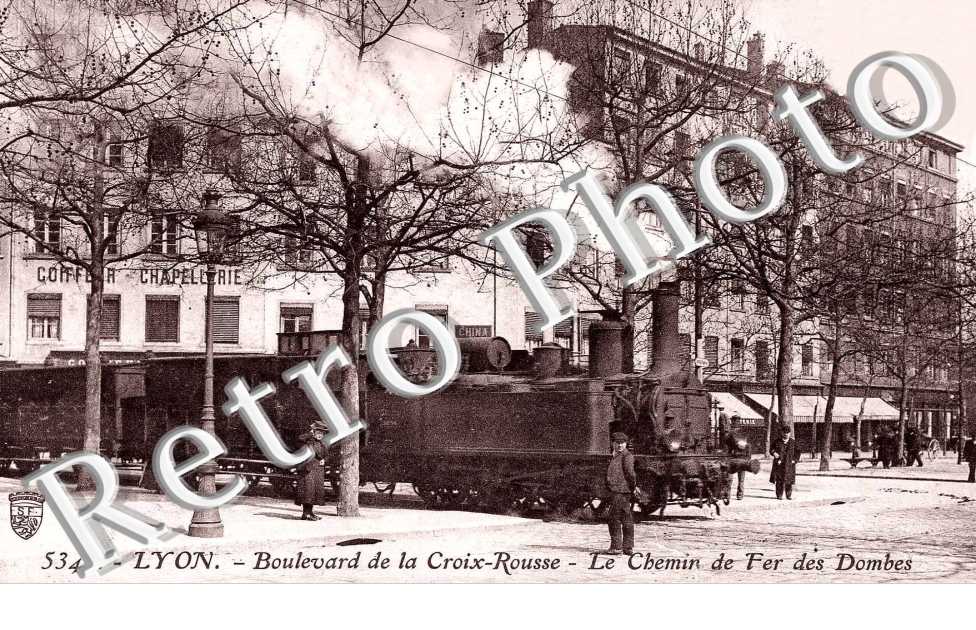 Boulevard de la Croix Rousse Le chemin de fer des Dombes