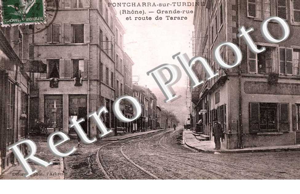 Grande Rue et route de Tarare