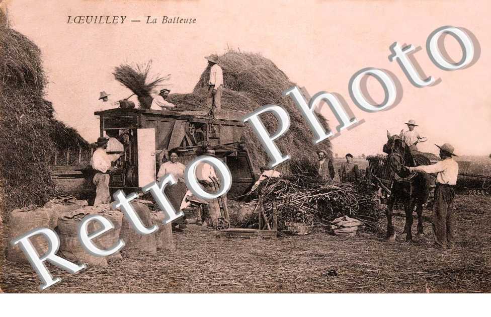 La batteuse - agriculture machine agricole