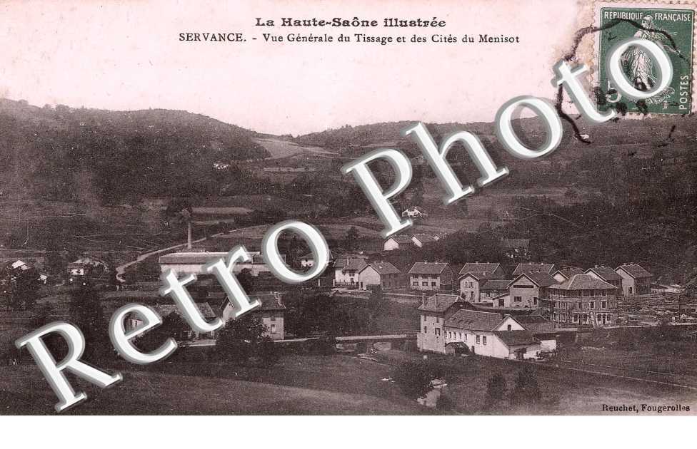 vue generale du tissage et des cites du Menisot