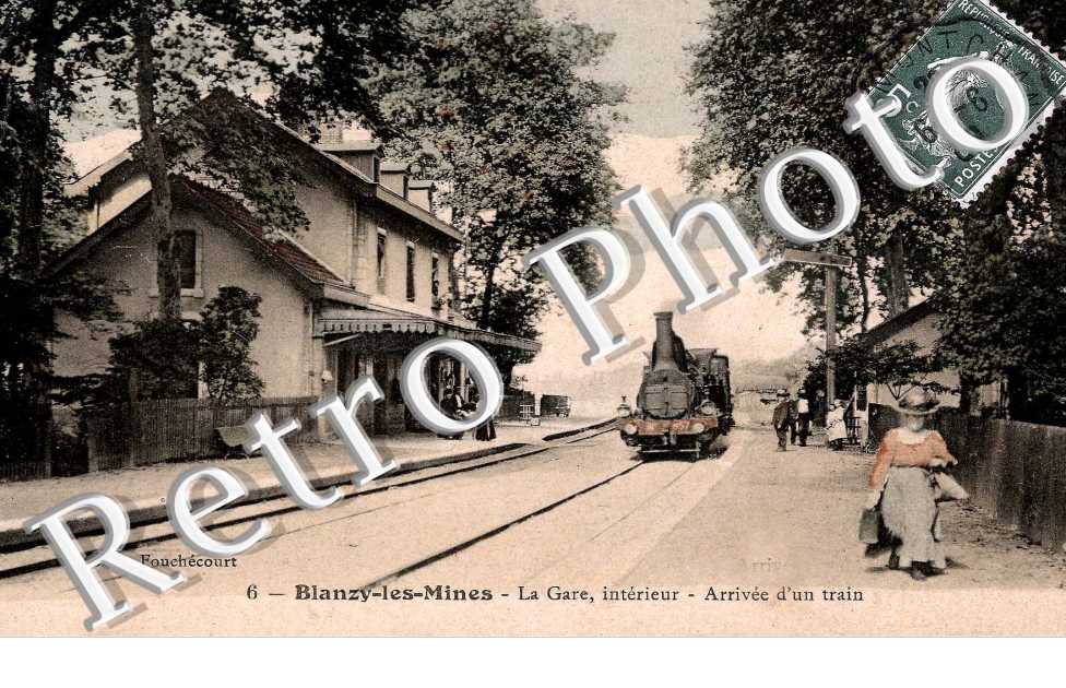 La gare - arrivee d'un train  