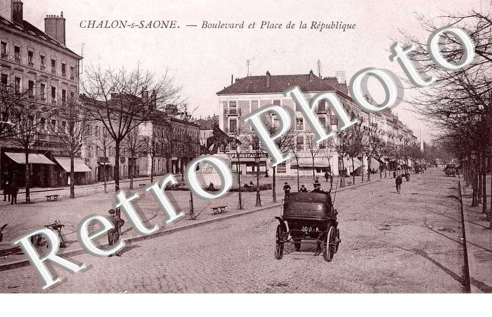 boulevard et place de la republique