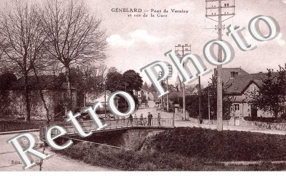 Pont de Vernisy et rue de la gare