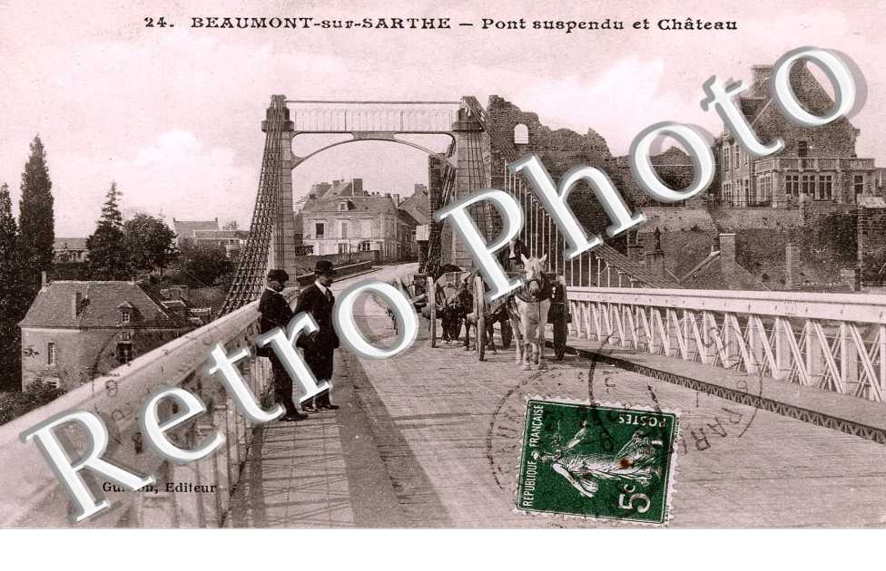 Pont suspendu du chateau