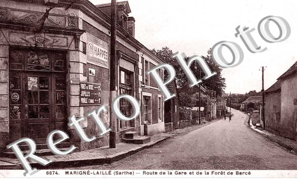 route de la gare et de la foret de Berce