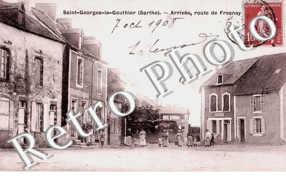 arrivee route de Fresnay