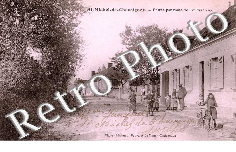entree par route de Coudrecieux