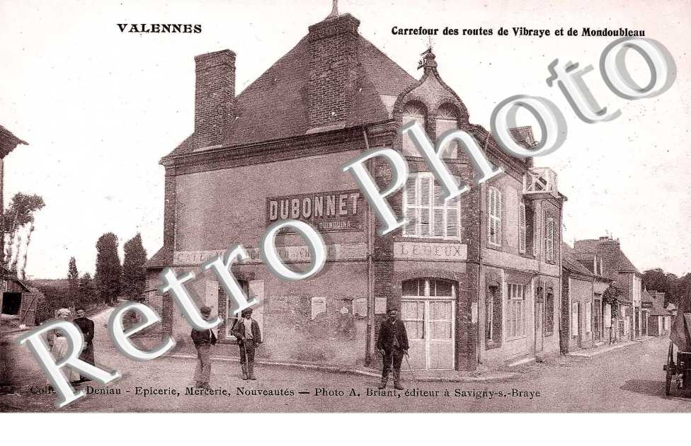 Carrefour des routes de Vibraye et de Mondoubleau