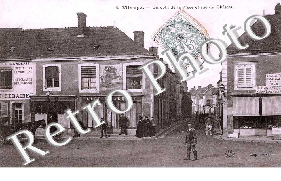 Un coin de la place et rue du chateau