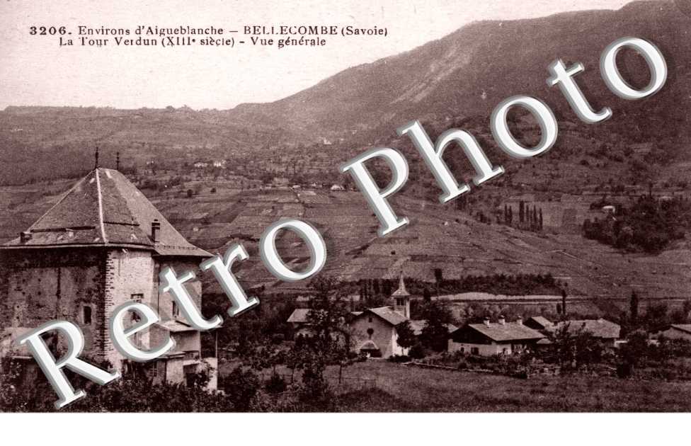 BELLECOMBE  La Tour de Verdun et Vue generale