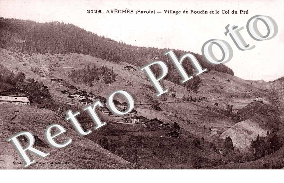 Village de Boudin et le Col du Pre