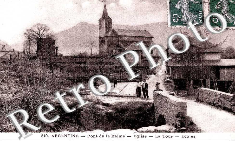 Pont de la Balme, Eglise, la Tour, Ecoles
