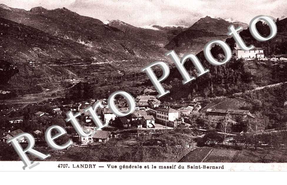 Vue generale et le Massif du Saint Bernard