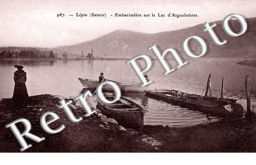 embarcadere sur le lac d'Aiguebelette