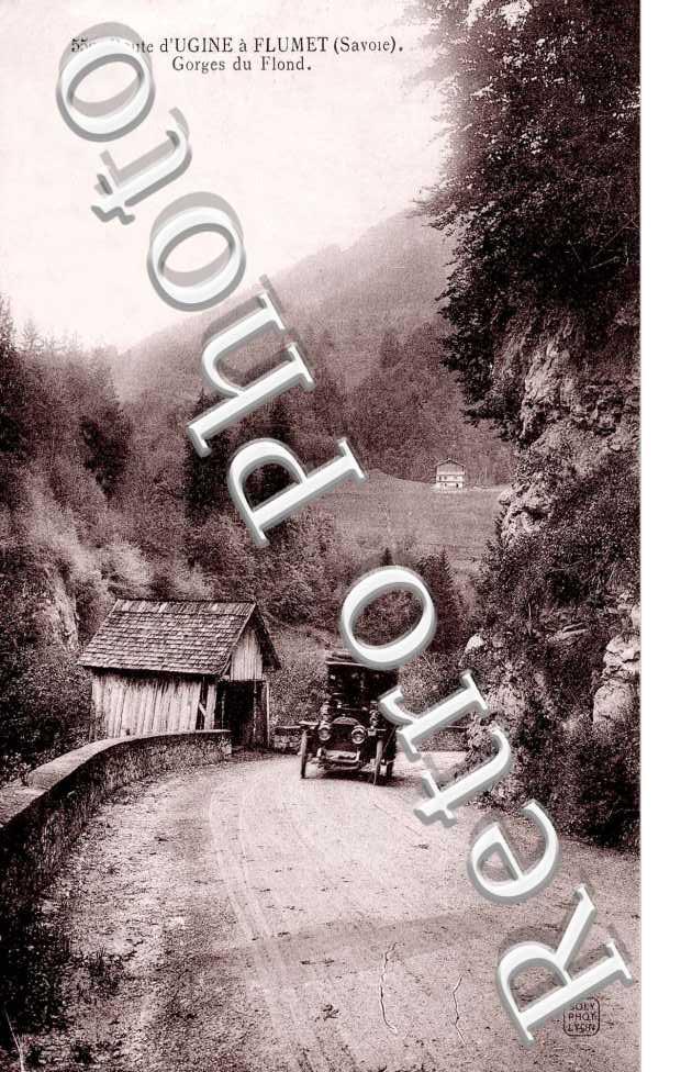 Gorges du Flond - automobile