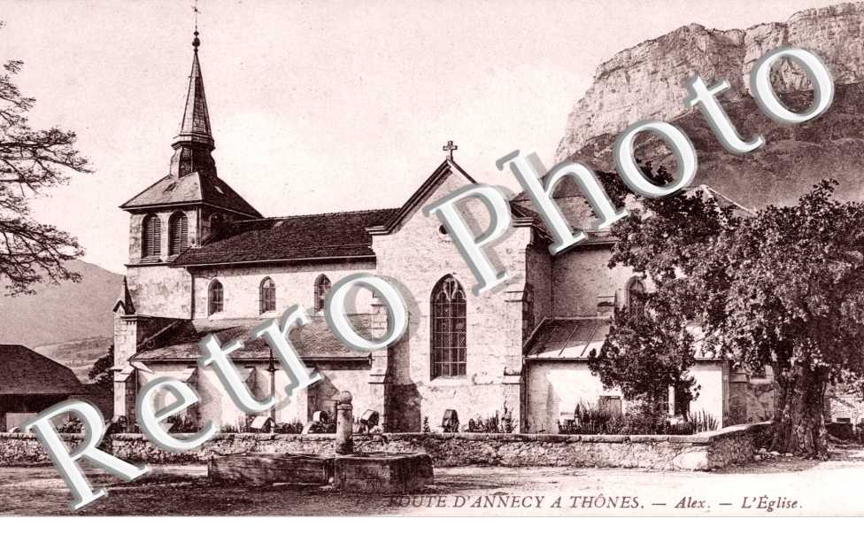 route d'Annecy a Thones, l'eglise