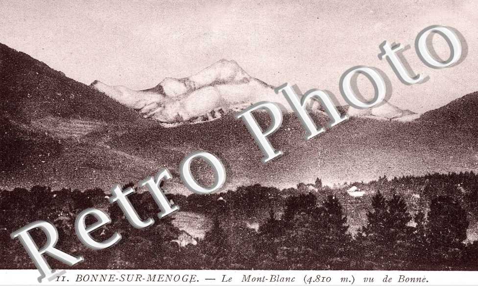 Bonne sur Menoge, Le Mont Blanc