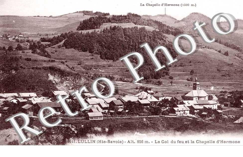 le col du feu et la chapelle d'Hermone