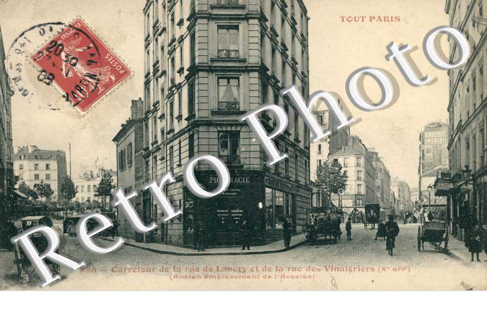 Carrefour de la rue de Lancry et de la rue des Vinaigriers