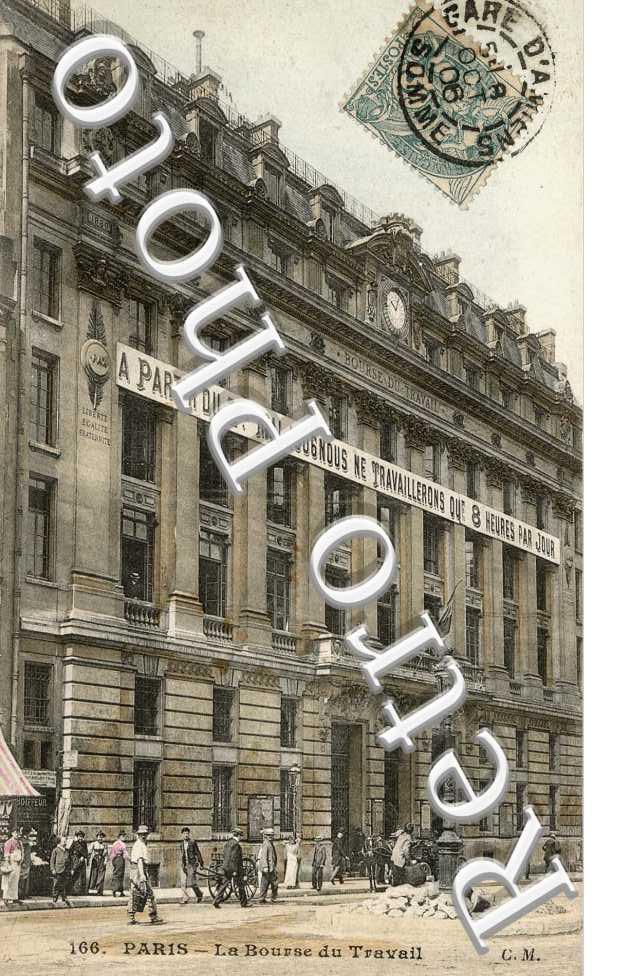 La bourse du Travail Rue du Chateau d'Eau