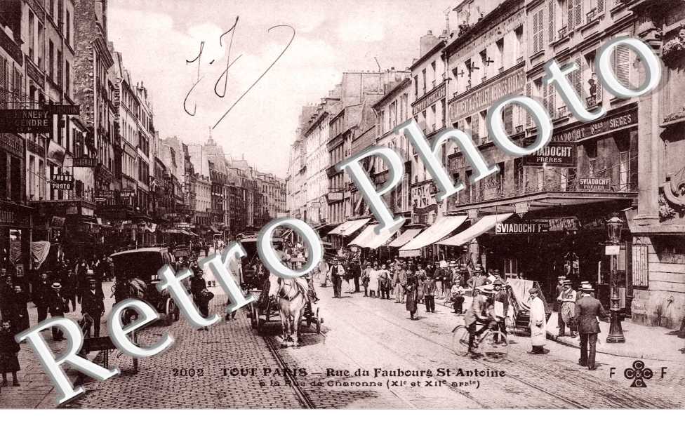 RUE DU FAUBOURG SAINT ANTOINE a la rue de Charonne