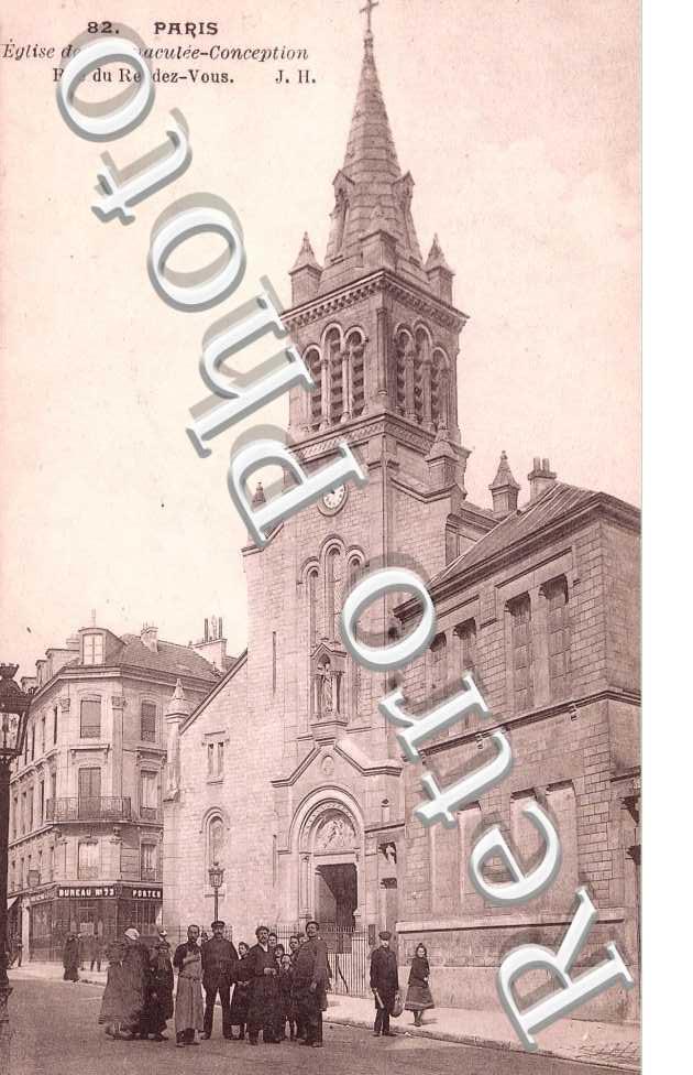 eglise de l'Immaculee Conception rue du Rendez-vous
