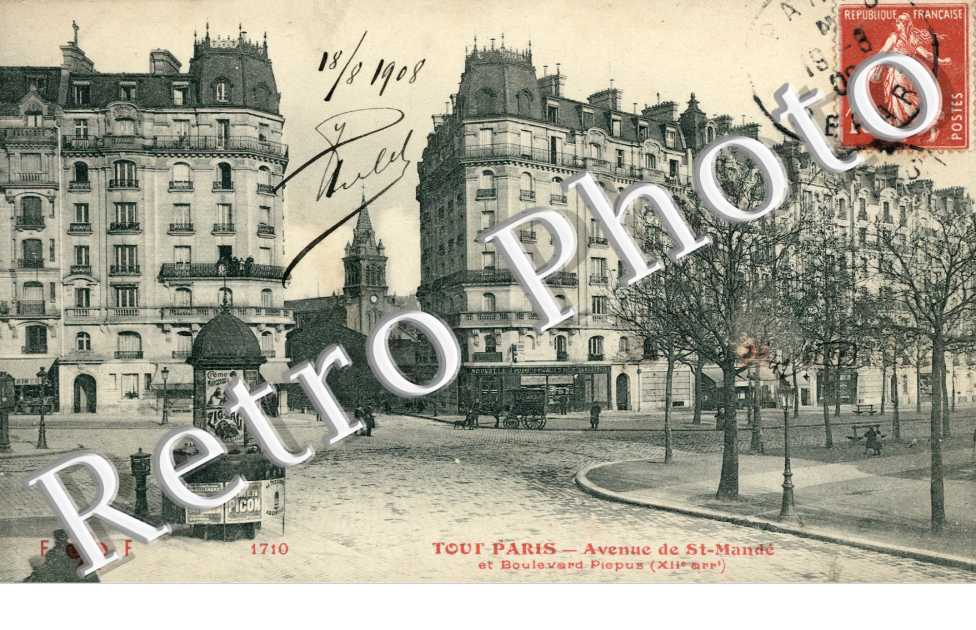 avenue de Saint Mande et boulevard de Picpus