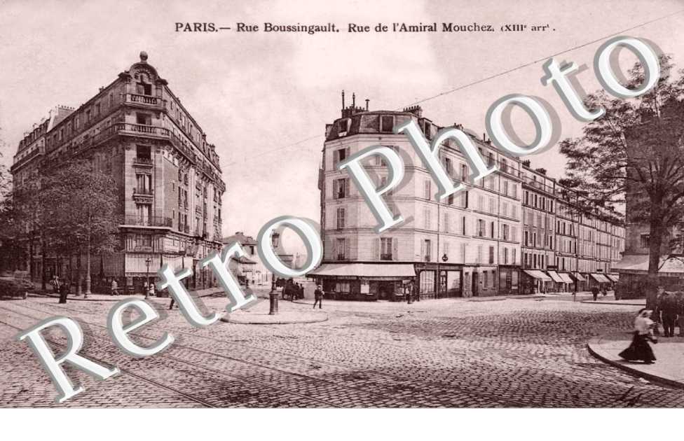 RUE BOUSSINGAULT ET RUE DE L'AMIRAL MOUCHEZ