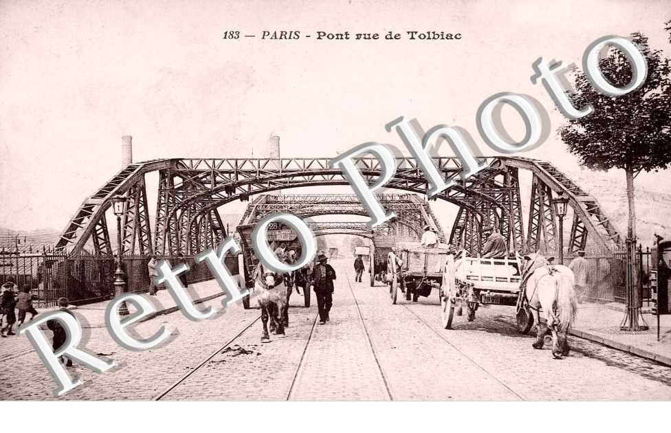 Pont rue de Tolbiac