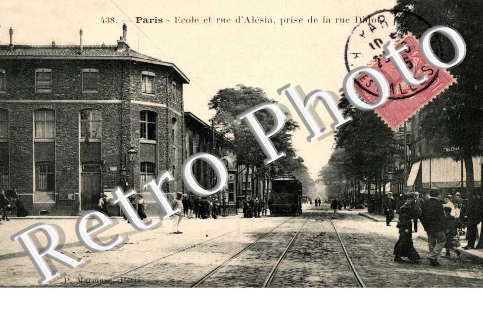 Ecole et rue d'Alésia