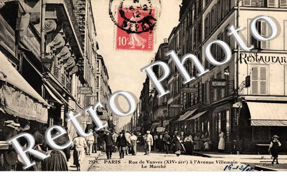 Rue de Vanves à l'Avenue Villemain - Le Marché
