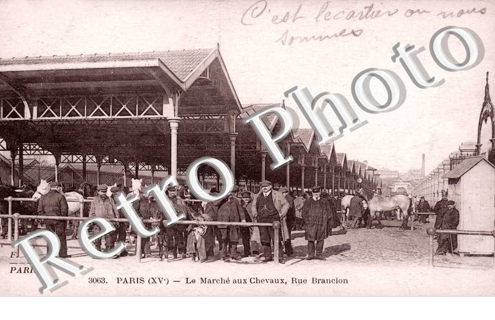 le marche aux chevaux, rue Brancion