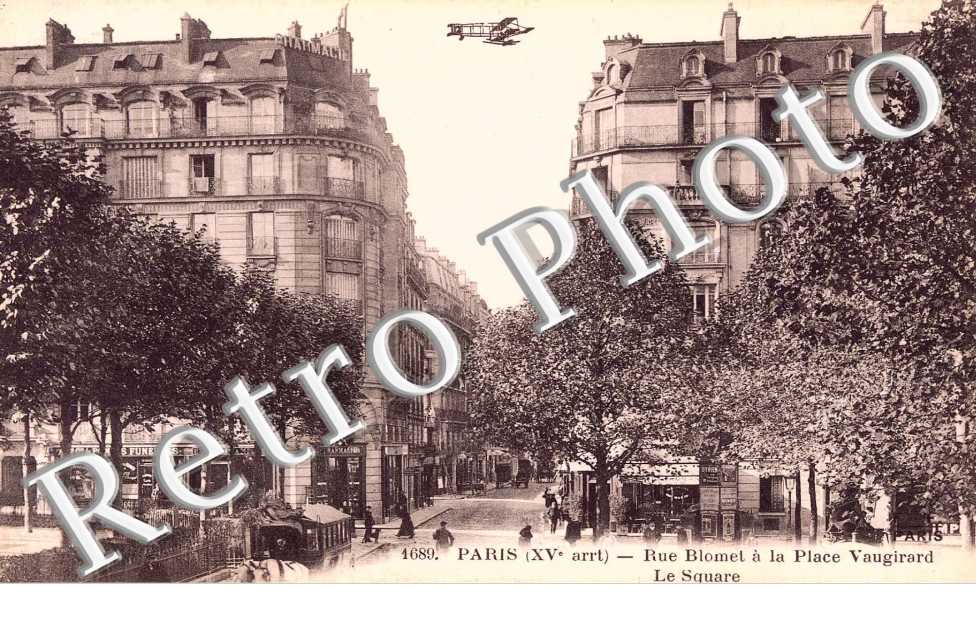 rue Blomet a la place Vaugirard