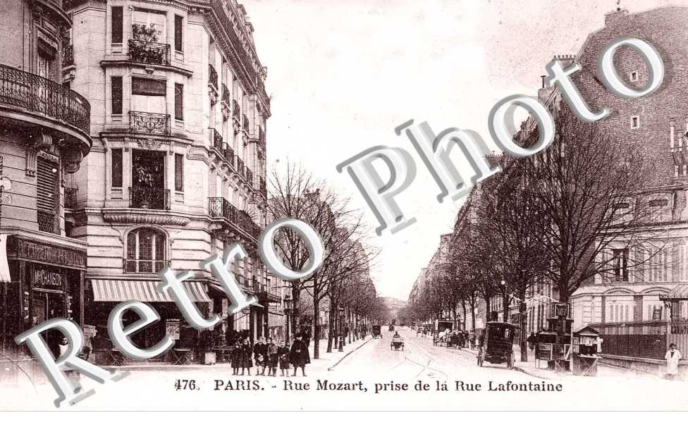 RUE MOZART PRISE DE RUE DE LA FONTAINE