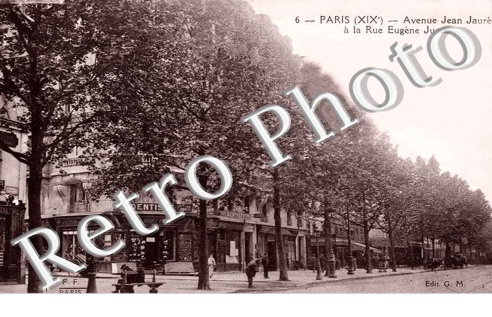 Avenue Jean Jaurès à la rue Eugène Jumin