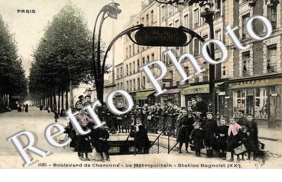 boulevard de Charonne, le metropolitain, station Bagnolet